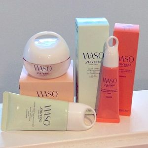 New, Full Size. 3 WASO Shiseido items. Hydrating Cream, moisturiz…